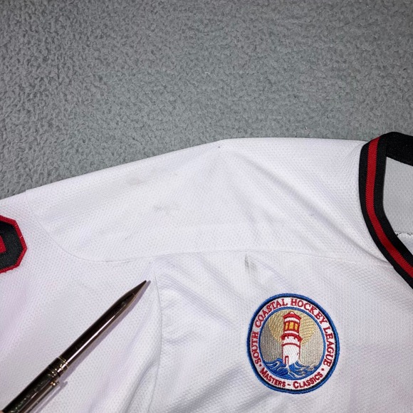 Vtg Hockey Jersey Men XL South Coastal League Gorpcore Sporty Street Oversize - Picture 5 of 13